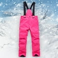 thumbnail image 2 of NOKIO Toddler Snow Pant | Winter Ski Bibs W Cargo Stash Pocket | Insulated Snowsuit For Girls & Boys Baby Boys Girls Snowsuit Waterproof Insulated Ski Snow Bibs Overalls, 2 of 9