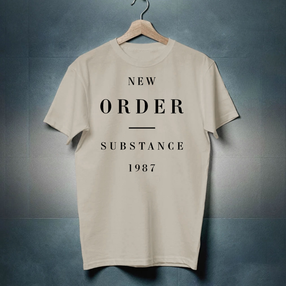New Order Substance 1987 T Shirt Mens Licensed Rock White All Size NL2101