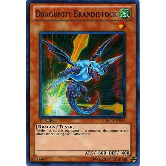 YuGiOh Hidden Arsenal 4: Trishula's Triumph Super Rare Dragunity Brandistock HA04-EN013