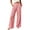 Red, variant on Maplenight Womens Plaid Pants Wide Leg Elastic High Waist Pleated Casual Pants Summer Vacation Office Trousers with Pockets