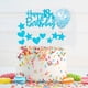 thumbnail image 2 of Adornos para tarta con purpurina para el 18.º cumpleaños, 2 of 5