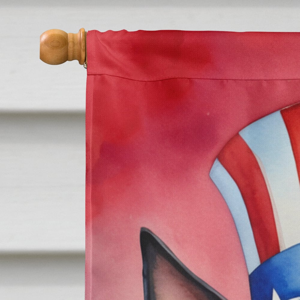 Manchester Terrier Patriotic American House Flag 28 in x 40 in