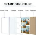 thumbnail image 6 of 11x14 Collage Picture Frame, Displays 5Pcs 4x6 Pictures with Mat or 1Pcs 11x14 for Wall Mounting, Picture Frames Collage Wall Decor, 6 of 8