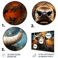 thumbnail image 3 of Designart "Buffalo Majestic Bison composition" Animals Metal Art Print, 3 of 5