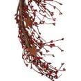 thumbnail image 4 of CWI Gifts Pip Berry and Star Garland Artificial Decoration Red and Burgundy 40 In, 4 of 4