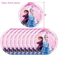 thumbnail image 4 of Suministros de decoración de fiesta de cumpleaños de Frozen de Disney, vajilla Rosa Anna, platos de papel, vasos, servilletas, globos de Elsa, Baby Shower para niñas, 4 of 4