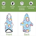 thumbnail image 6 of Honeii Gnome On A Watermelon Mattress In The Pool Print Small Dog Hoodies Pet Hooded Sweatshirts Fall Winter Puppy Cat Sweaters Warm Clothes for Small Dogs Outfits Costume-X-Large, 6 of 7