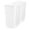 White, variant on Rev-A-Shelf Polymer Replacement 35 Qt Gray Trash Bin, 2 Pack, RV-35-13-2