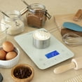 thumbnail image 6 of Ozeri Touch III 22 lbs (10 kg) Baking Kitchen Scale with Calorie Counter, in Tempered Glass, 6 of 8