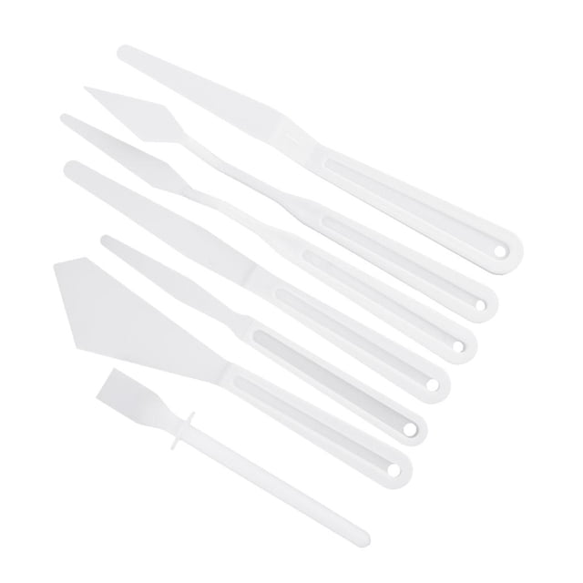 7pcs / Set Herramienta de Cortadores de Artesanías Plásticas Fuentes de Pintura al Óleo