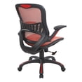 thumbnail image 4 of Mesh Seat and Back Manager's Chair in Red Mesh Fabric, 4 of 12