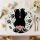 thumbnail image 4 of CaiYueKe Easter Table Placemats Round Polyester Decorative Washable Holiday Dining Kitchen Decor Bunny Egg Pattern Party Home Celebration Place Setting, 4 of 7