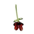 thumbnail image 1 of Decoración floral de vidrio hecha a mano con tallo, miniplantas florales sopladas a mano, figura decorativa para el hogar, sala de estar, oficina, mesa, florero., 1 of 8
