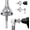 1, variant on GASYLL Broken Pipe Extractor Tool for Drill, Hex Shank Damaged Bolt Remover Set for 1/2" 3/4" 1" Pipe, Screw Extractor for Power Drill, Home Plumbing Repair Kit