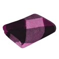 thumbnail image 4 of Polyester Long Towel Multi-Size Water Absorption Good Bright Fluffy Soft For Bathroom Swimming Pool Beach Outdoor Travel Argyle Plaid Darkorchid_1, 4 of 8
