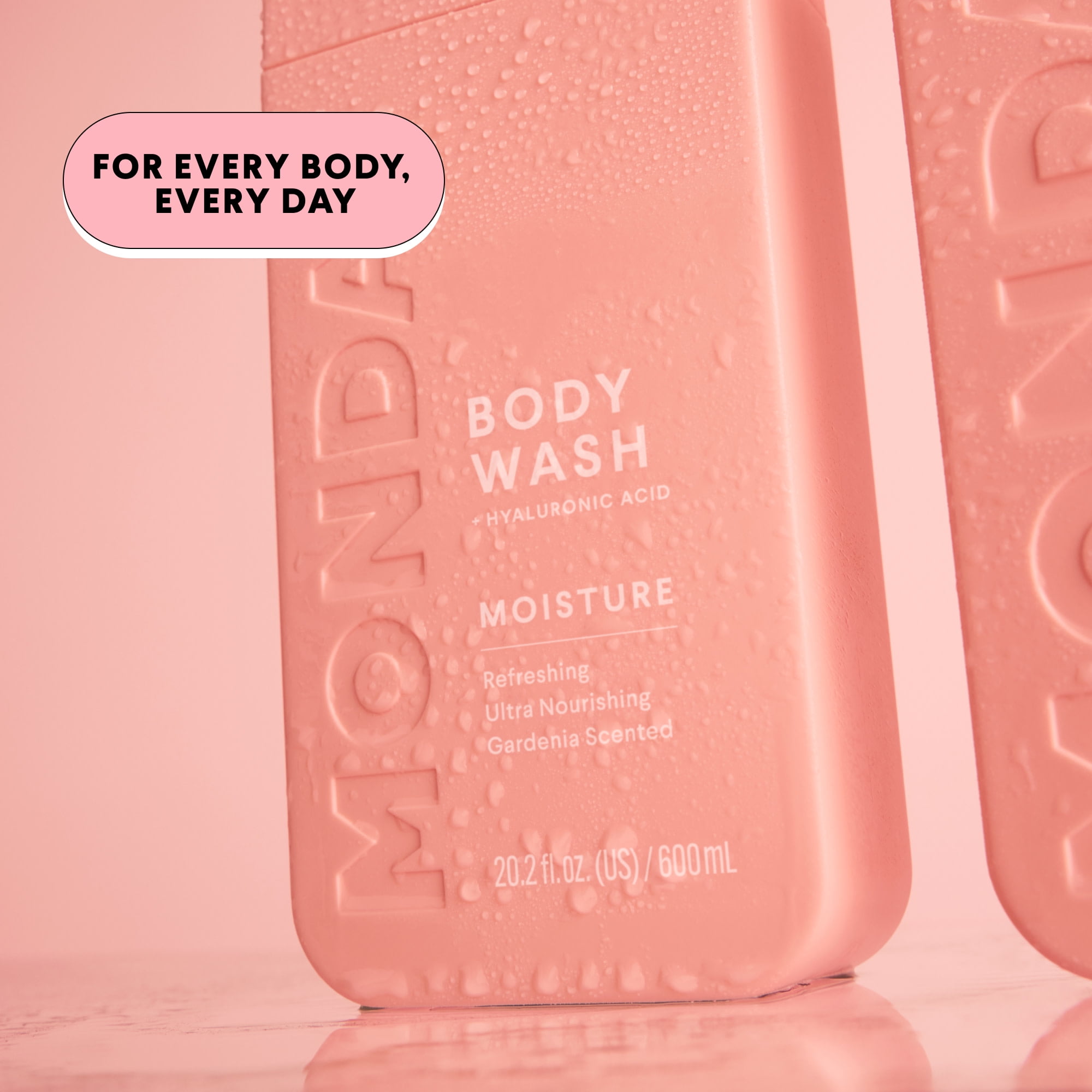 MONDAY Haircare MOISTURE Body Wash Hydrates Nourishes All Skin Types, Hyaluronic Acid, 20.2 fl oz