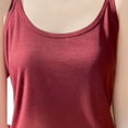thumbnail image 7 of YUGYXL Basic Plus Size Cami Tank Tops Camisoles Shirts Breathable Casual Women's Sleeveless Vests Red L, 7 of 7
