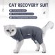 thumbnail image 5 of Traje de recuperación para mascotas, chaqueta para heridas abdominales de cuatro patas para gatos TOMSHOO Abrigo de invierno, 5 of 7
