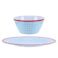 thumbnail image 1 of Juego de platos y tazones, ensaladera, Anti-escaldado Anti-caída Imitación de porcelana Amplia aplicación Resistente al desgaste para colocar frutas para el hotel LYUMO Juego de platos y tazones, 1 of 6