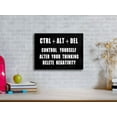 thumbnail image 3 of Motivational CTRL+ALT+DEL Classroom Positive Quotes Inspirational Poster Canvas Prints Wall Art for Office Living Room Home Decorations, 3 of 6