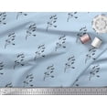 thumbnail image 3 of Soimoi Blue Poly Georgette Fabric Berries Fruit Print Sewing Fabric Yard 52 Inch Wide, 3 of 3