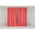 thumbnail image 4 of Solid Poplin Window Curtain or Photography Backdrop 58" Wide - Coral, 4 of 5