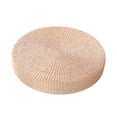 thumbnail image 2 of Cojín de suelo, esterilla de tatami redonda, puf redondo de 60 cm Cojín de tatami Almohada de suelo Cojines de suelo Esterilla de yoga de meditación Colco Cojín de meditación, 2 of 8