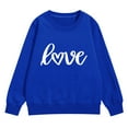 thumbnail image 4 of Mercatoo Girls Oversized Heart Sweatshirts Long Sleeve Crewneck Sweater Cute Prepp𝐲 Hoodies for Teen Girls Trendy Fall Winter Clothes, 4 of 6