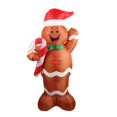 thumbnail image 2 of Hombre De Jengibre Modelo Aireado Navidad Inflable Anciano Muñeco De Nieve, 2 of 8