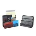 thumbnail image 3 of NUOLUX Metal Mesh Desktop Organizer File Folder Letters Magazine Holder for Home Office (Black), 3 of 7