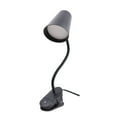 thumbnail image 6 of Mainstays Modern LED Clip Light with Flexible Gooseneck, Black, Matte Finish, Suitable for All Ages, 6 of 6