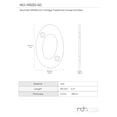 thumbnail image 1 of RCH Hardware NO-IR530-50 Iron House Number, 2 Inch, Black, 1 of 4
