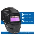 thumbnail image 2 of Welding Helmet Welder Mask Chameleon Large View True Color Solar Power Auto Darkening Welding Mask For Arc Weld Grind Cut ,Precision Temperature Control, 2 of 7