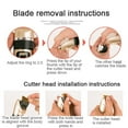 thumbnail image 5 of Cordless Electric Pet Dog Cats Grooming Clippers Low Noise Shaver Trimmer Kit UK, 5 of 5