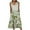 Green, variant on Juesizh Dresses for Women Plus Size V Neck Sleeveless Maxi Dress Fashion Loose Leaf Print Designed Summer Casual Dress, S-3XL