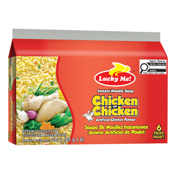 Lucky Me! Instant Noodle Soup Artificial Chicken Flavour