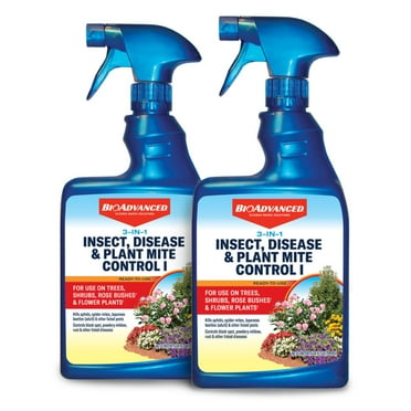 BioAdvanced 3-In-1 Insect, Disease & Plant Mite Control, Ready-To-Use, 24 FOZ (2-Pack)