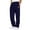 Navy, variant on BLCHUNen Sweatpants for Men Fleece Lined Drawstring Running Gym Pants with Pockets Sports Home Casual Pants