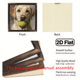 thumbnail image 4 of Labrador retriever and tennis ball Wooden Framed Canvas painting High quality Wall Art Prints Canvas Direct hanging Wall Picture Decor Home Gifts, living room.wooden board painting, 4 of 9