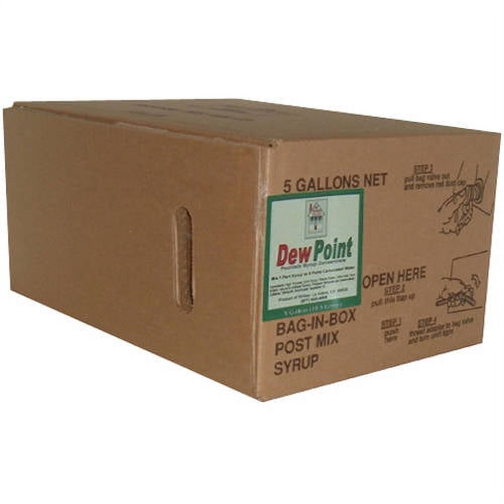 Willtec Dew Point Bag in Box Soda Syrup Concentrate 5 gal - No