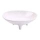 thumbnail image 2 of Frutero de cerámica de 3 patas con pedestal para mesa, decoración del hogar, cesta decorativa con base para compota de inauguración de casa. Blanco Diámetro 155 cm, 2 of 8