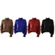 thumbnail image 2 of Qarigey Suéter de mujer cuello medio alto Color sólido elástico chica pulóver invierno clima frío Tops Casual adultos ropa de vestir Prendas para la parte del cuerpo Rojo S Qarigey AP013959-06, 2 of 6
