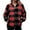 Red, variant on LSLJS Fleece Jacket for Women Winter Warm Flannel Zip up Long Sleeve Shirts Casual Loose Full Plaid Printed Coats Fall Winter Outfits, S-2XL