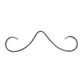 thumbnail image 5 of Milageto 4xSeptum Mustache Nose Mustache Septum for Valentine Birthday Summer Black, 5 of 8