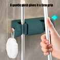 thumbnail image 7 of KOYPTL Home Mop and Broom Organizer Wall Mount - Easy to Install Mop and Broom Holder Wall Mount for Storing Cleaning Supplies - Organizer Utility Racks Mop Holder and Broom Hanger 2 Slots Green, 7 of 7