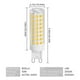 thumbnail image 3 of 12W G9 LED Bulb Warm White 3000K, Equivalent to Halogen 100W Bulb, 360 Wide Beam Angle, Non-Dimmable 1100 Lumens, 5 Pcs, 3 of 5