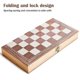 thumbnail image 2 of Juego de ajedrez de madera multifuncional 3 en 1, juego de tablero de ajedrez plegable, juegos de viaje, damas de ajedrez, juego de damas y backgammon, juguetes educativos de entre, 2 of 3