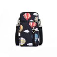 thumbnail image 1 of Factory Direct Crossbody Mobile Phone Bag Vertical Fabric Mini Small Bag Wrist Arm Mobile Phone Bag Three-Layer Coin Wallet, 1 of 7