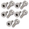 thumbnail image 1 of Unique Bargains 10pcs 304 Stainless Steel Hex Socket Shoulder Bolt 8mm Shoulder Dia 4mm Shoulder Length M6 Thread, 1 of 3
