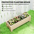 thumbnail image 4 of Outsunny 3.3 x 1.2 x 1.2 ft Garden Raised Bed Planter Grow Containers, 4 of 10